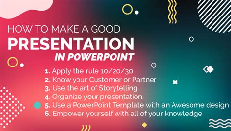 what make a good presentation in powerpoint