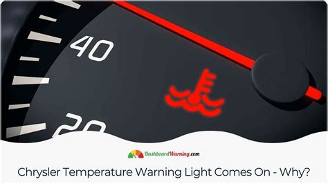 what must you do when the temperature light on your dashboard comes on