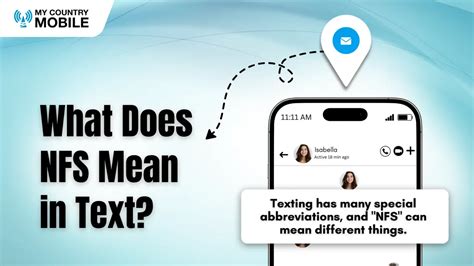 what nfs mean in text from a guy