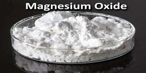 what oxide is magnesium oxide