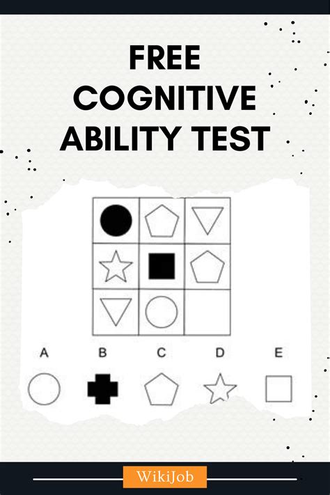 what questions are in a cognitive test