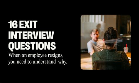 what questions are usually asked in an exit interview