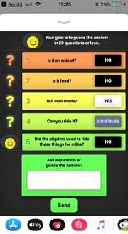 what questions to ask in 20 questions imessage