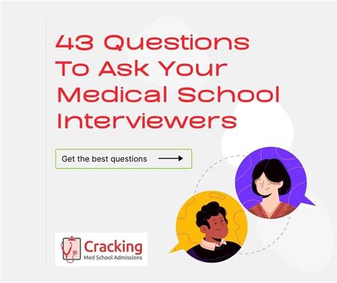 what questions to ask med school interviewer