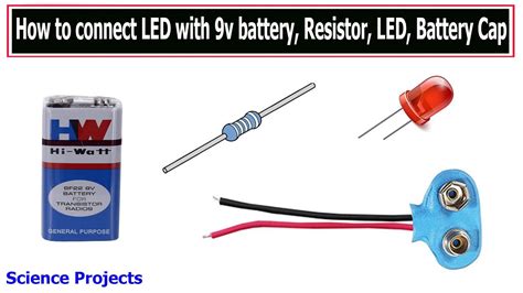 what resistor to use with led 9v