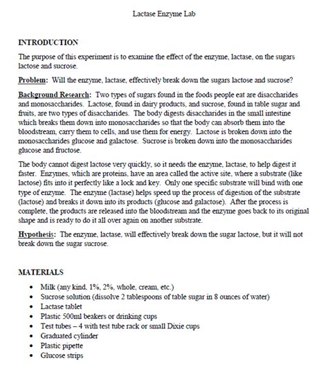 what should be included in an introduction for a lab report