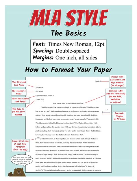 what size is mla format