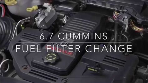 what size socket to change fuel filter on 6.7 cummins