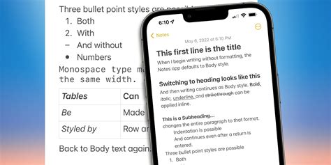 what text format does apple notes use
