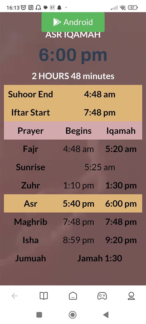 what time is asr in ny