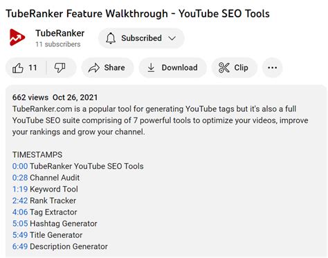 what to add in a youtube description