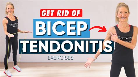 what to avoid with bicep tendonitis