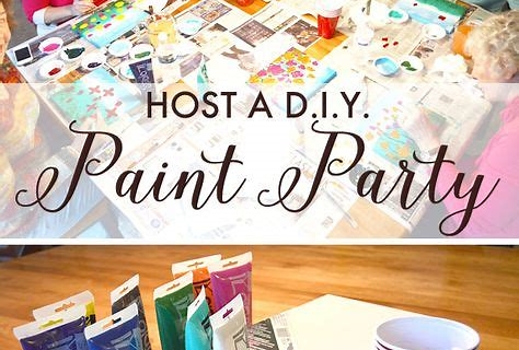 What to bring to a sip and paint party