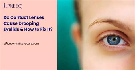 what to do if contact is stuck in upper eyelid