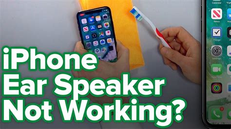 what to do if ear speaker is not working