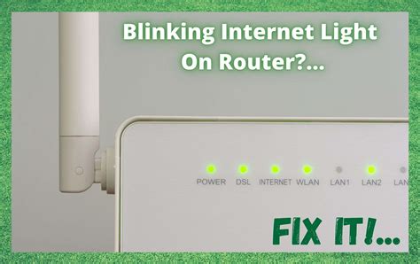 what to do if internet light is blinking