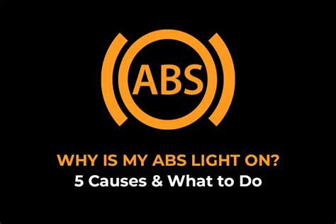 what to do if your abs light is on