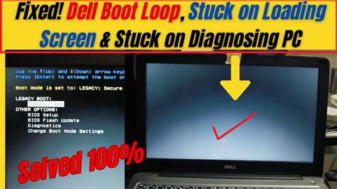 what to do if your computer is stuck on the dell loading screen