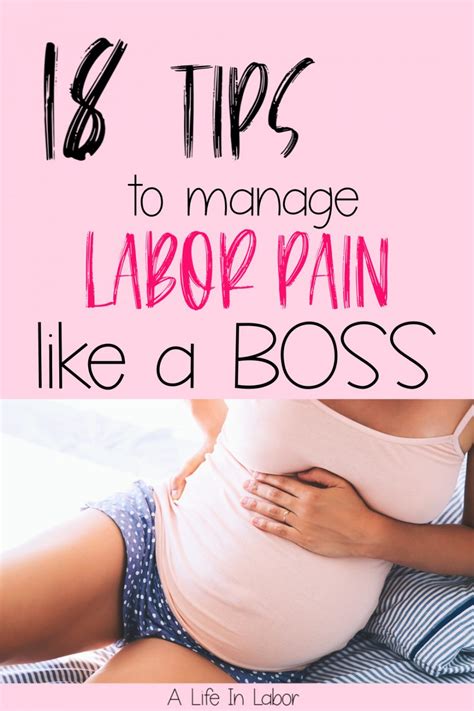 what to do to reduce labor pains