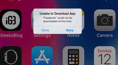 what to do when apps won't download