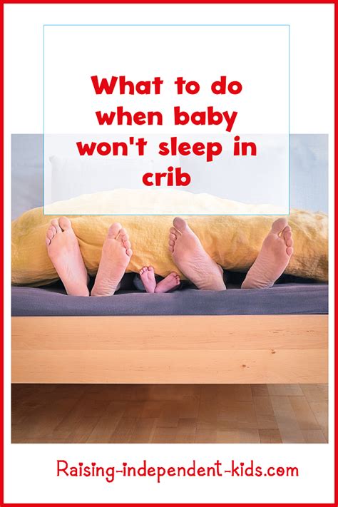 what to do when baby won't sleep in crib