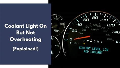 what to do when engine coolant light is on