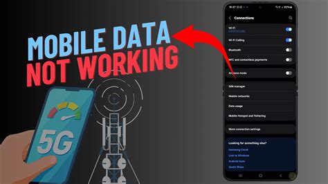what to do when mobile data is on but not working