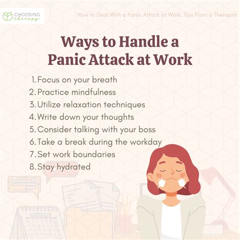 what to do when panic attack at work