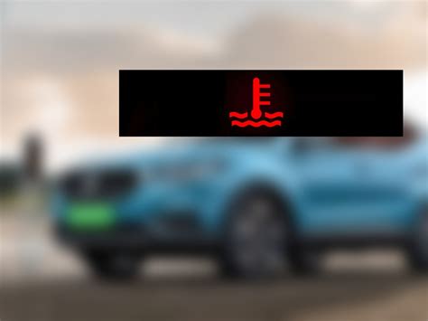 what to do when temperature light comes on in car