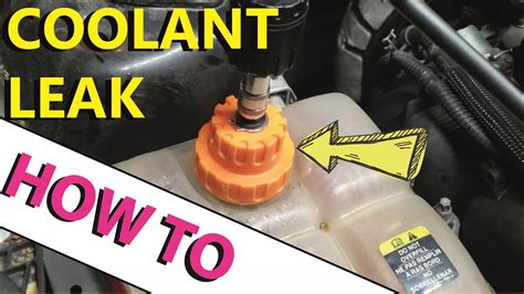 what to do when the coolant is leaking