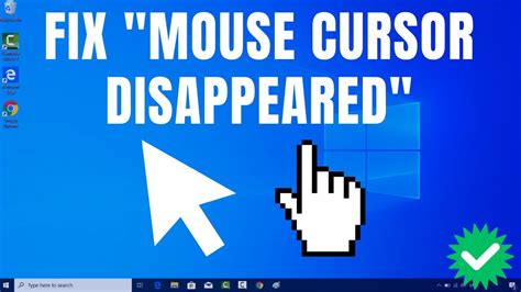 what to do when the mouse pointer disappears