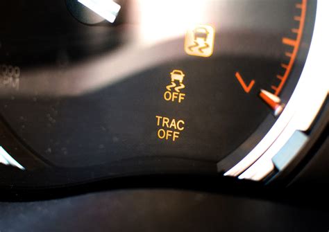 what to do when trac off light is on