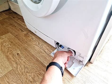 what to do when water doesn't drain from washing machine