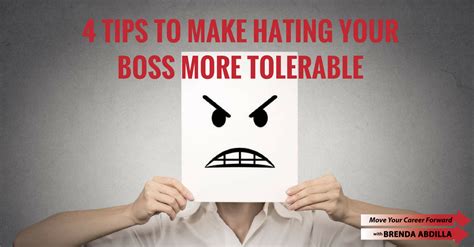 what to do when you hate your boss