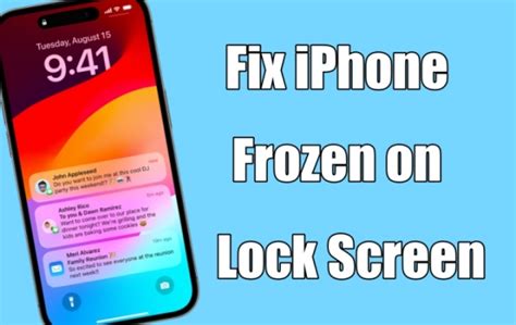 what to do when your iphone is frozen on lock screen