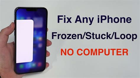what to do when your iphone screen freezes and won't restart