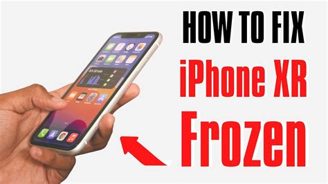 what to do when your iphone xr screen is frozen