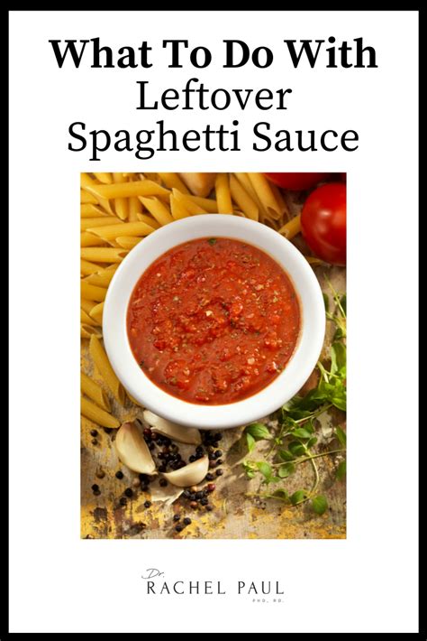 what to do with leftover sauce