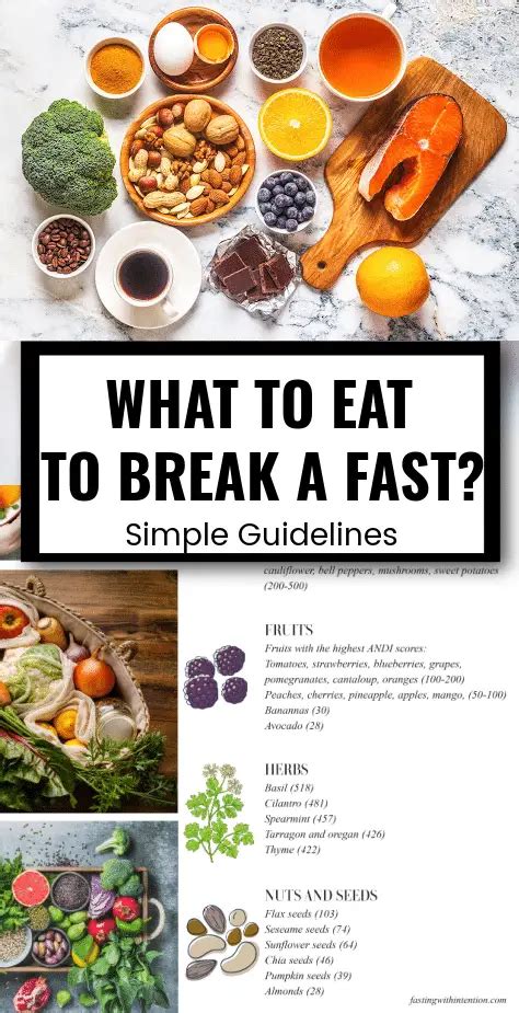 what to eat to break a fast