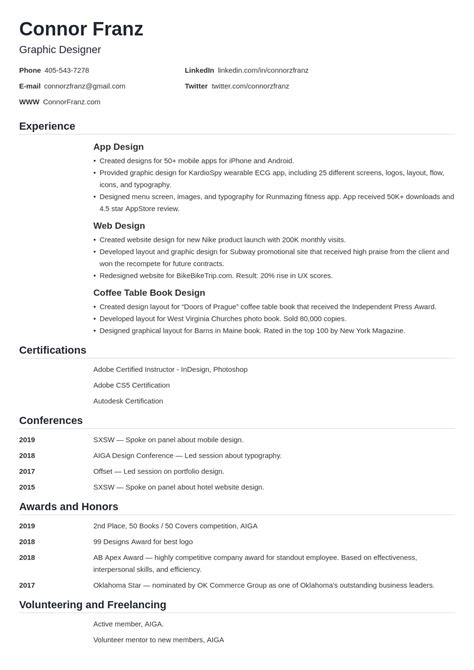 what to include in a 2 page cv