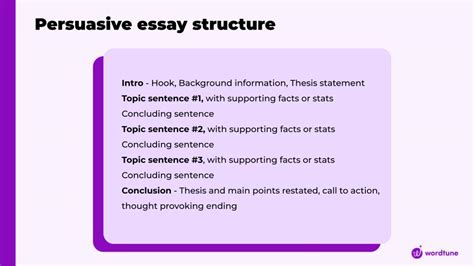what to include in a persuasive essay