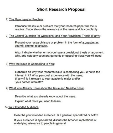 what to include in a research proposal introduction
