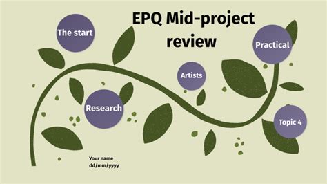 what to include in mid project review epq