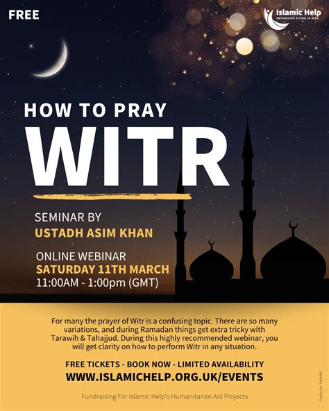 what to pray in witr