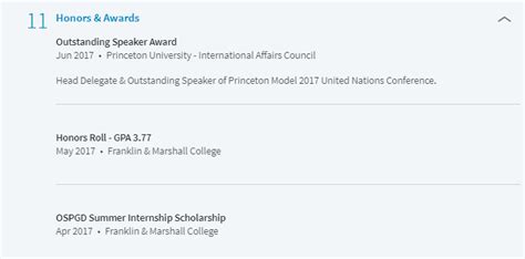 what to put for specialization on linkedin student