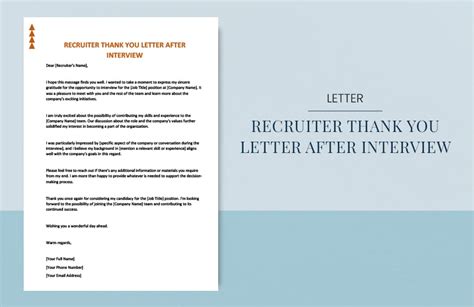 what to say to recruiter after final interview