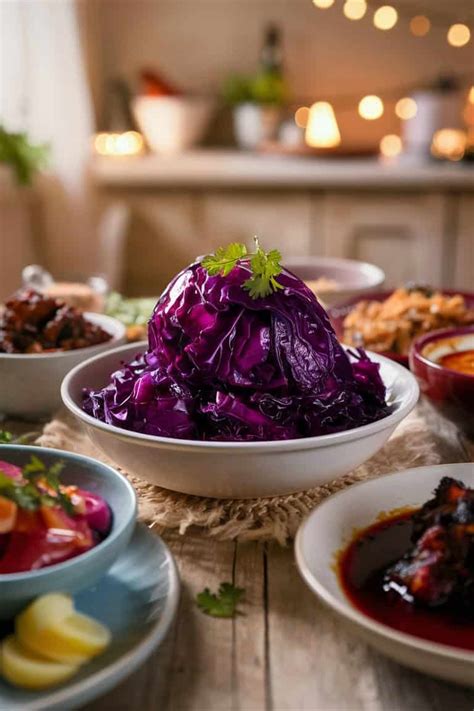 what to serve with braised red cabbage