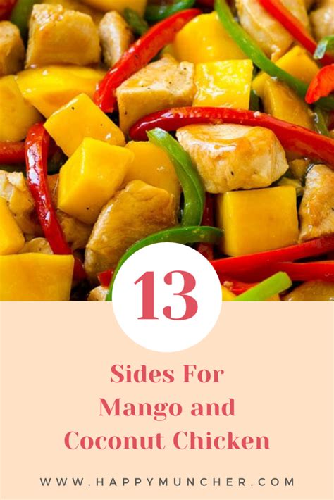 what to serve with mango and coconut chicken