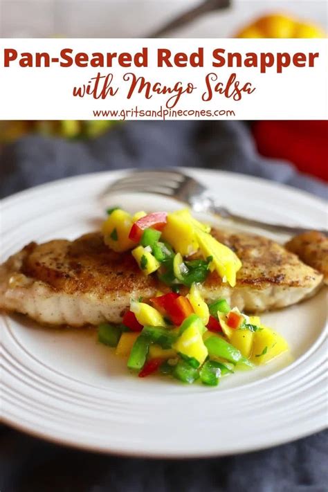 what to serve with pan seared red snapper