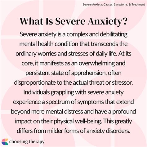 what to take for severe anxiety
